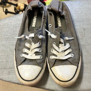 Converse Gray and White Sneakers